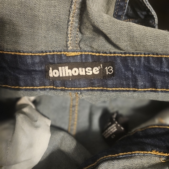 Dollhouse Blue Denim Overalls - Picture 3 of 4